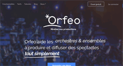 Desktop Screenshot of orfeo.pro